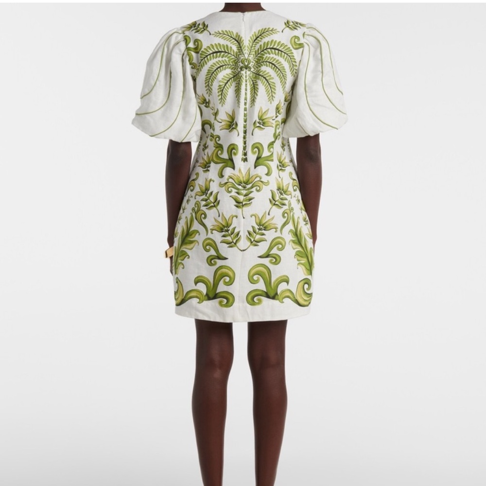 Farm Rio Linen Mini Dress - Picture 2 of 3